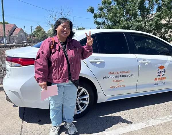 Confident new driver after completing local driving test preparation